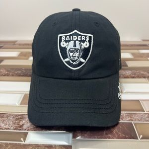 Women's Las Vegas Raiders '47 Black Miata Clean Up Primary Adjustable Hat